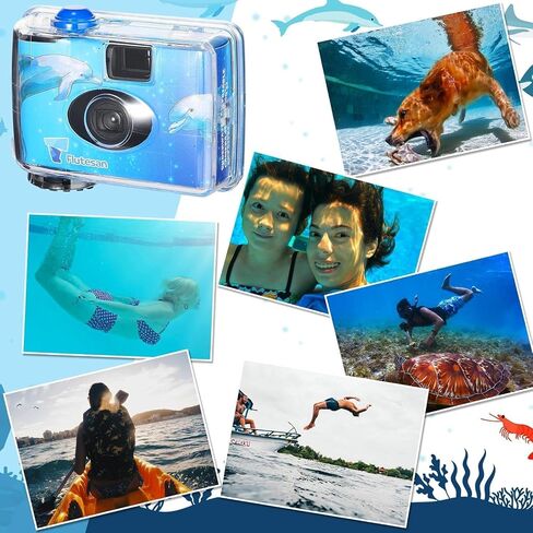 Fujifilm QuickSnap Waterproof 35mm Single Use Camera with Bonus Microfiber Cleaning Cloth... in Kuwait