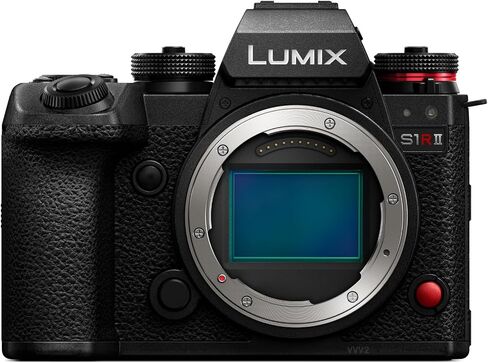 Panasonic LUMIX S1RII Full Frame Mirrorless Digital Camera, Hybrid Model Featuring a 44.3MP Full-Frame Sensor and LUMIX's First-Ever 8K Digital Camera Video Recording - DC-S1RM2 | s First-Ever 8K Video Recording - DC-S1RM2, Hybrid Model Featuring a 44.3MP in Kuwait