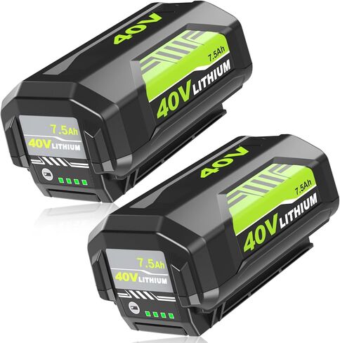 Enermall 1Pack 7.5Ah OP40601 Replacement for Ryobi 40V Battery Compatible with Ryobi 40 Volt Battery Lithium OP4040 OP40401 OP4026 OP40261 OP4050 OP40201 Compatible with 40V Battery Power Tools | Compatible with Ryobi 40 Volt Battery Lithium OP4040 OP4040 in Saudi Arabia