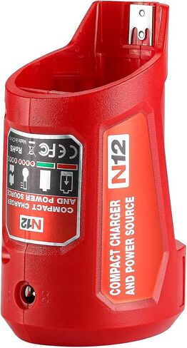 DONGPUCUN 12V Power Source Replacement for Milwaukee M-12 Battery with 2.1A Wall Plug, USB Port & DC 12V Outlet Portable Heated Jacket Battery Adapter for Milwaukee in Kuwait