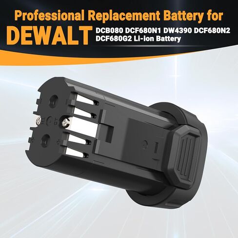 Shentec 2 Pack 2000mAh 8V Battery Compatible with DEWALT DCB080 | DCF680N1 DW4390 DCF680N2 DCF680G2 Pod Style Battery in Saudi Arabia