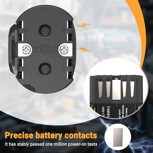 Shentec 2 Pack 2000mAh 8V Battery Compatible with DEWALT DCB080 | DCF680N1 DW4390 DCF680N2 DCF680G2 Pod Style Battery in Saudi Arabia