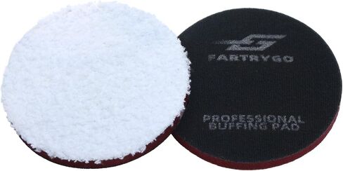 Microfiber Cutting Pads 5 Inch, Heavy Duty Polishing Pads for Dual Action Polisher, Scratch & Swirl Remover, Car Paint Finishing Buffing Pads (2 Pack) in Kuwait