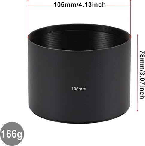 Fotga Metal 105mm Thread Screw-in Tele Zoom Lens Hood for Sigma 150-600mm F5-6.3 DG OS HSM Sports 60-600mm F4.5-6.3 DG DN OS Sports105mm F1.4 DG HSM Lens for Sony FE 400-800mm F6.3-8G OSS in Kuwait
