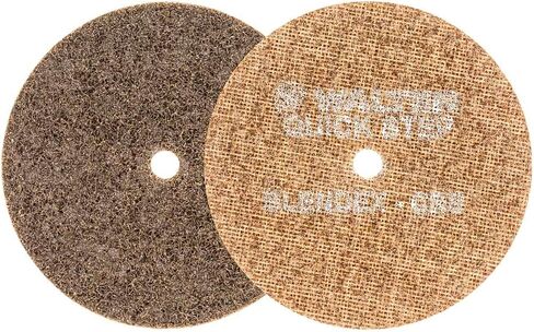 Walter 07R452 4-1/2" Quick-Step Blendex Surface Conditioning Discs Non-Woven Coarse Grit Tan, 10 pack in Kuwait