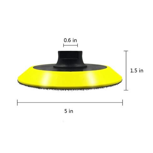 2 Pack 5 Inch Hook and Loop Sanding Pad 5" Sander Backing Plates with 5/8-11 Threads in Kuwait