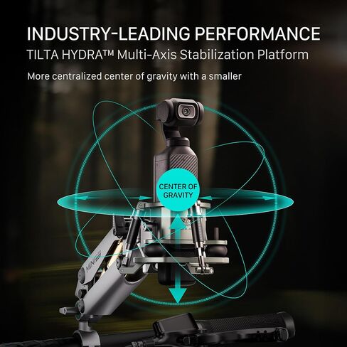 Tilta Hydra Alien Mini Master Kit – Desert Beige | for Vehicle-Mounted Cinematography | Compatible with DJI Action 3/4, Pocket 3, Insta360 X4/X3 | Hydraulic Damping | Shock Absorbers HDA-T15-E-DB in Kuwait