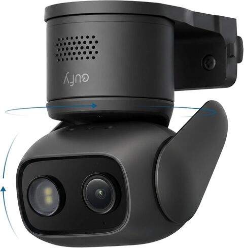 eufy Security Indoor/Outdoor Camera C31(2-Pack), IP66, No Subscription | Spotlight-Free Color Night Vision, 360° Coverage Pan &Tilt, AutoTracking, AI Human/Vehicle/Pet/Cry Detection, 24/7 Recording in Saudi Arabia