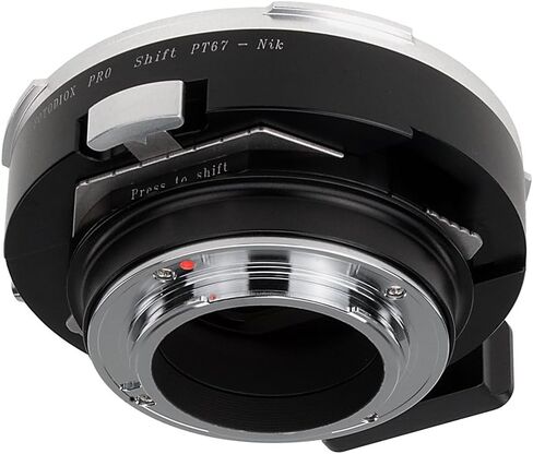 Fotodiox Pro Shift Lens Mount Adapter Compatible with Pentax 6x7 Lenses to Nikon F Mount Cameras in Kuwait