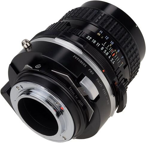 Fotodiox Pro Shift Lens Mount Adapter Compatible with Pentax 6x7 Lenses to Nikon F Mount Cameras in Kuwait