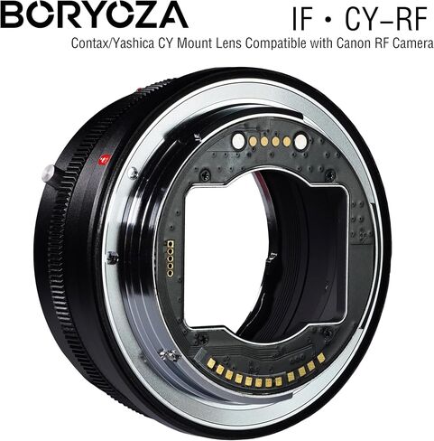 IF·CY-RF Chipped Focus Confirm Adapter Contax/Yashica CY Mount Lens Compatible with Canon RF Camera in Kuwait
