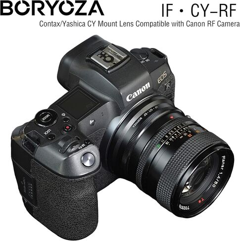 IF·CY-RF Chipped Focus Confirm Adapter Contax/Yashica CY Mount Lens Compatible with Canon RF Camera in Kuwait