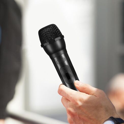 Milisten Microphone Prop, Fake Plastic Microphone Prop, Simulate Realistic Speech Mic for Karaoke Stage Costume & Party in Kuwait
