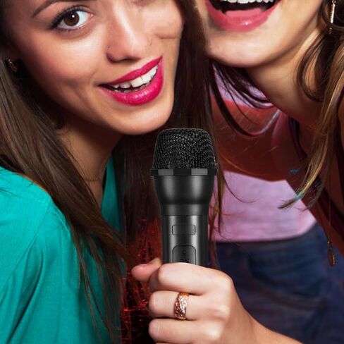 Milisten Microphone Prop, Fake Plastic Microphone Prop, Simulate Realistic Speech Mic for Karaoke Stage Costume & Party in Kuwait