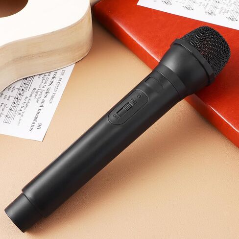 Milisten Microphone Prop, Fake Plastic Microphone Prop, Simulate Realistic Speech Mic for Karaoke Stage Costume & Party in Kuwait