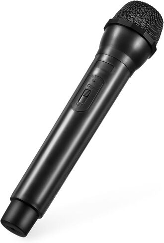 Milisten Microphone Prop, Fake Plastic Microphone Prop, Simulate Realistic Speech Mic for Karaoke Stage Costume & Party in Kuwait