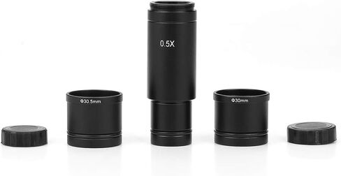 C Mount Adapter 0.5X, Microscope CCD Camera Lens Adapter with Blue Anti Reflective Coating, for 23.2mm 30mm 30.5mm Eyepiece in Kuwait