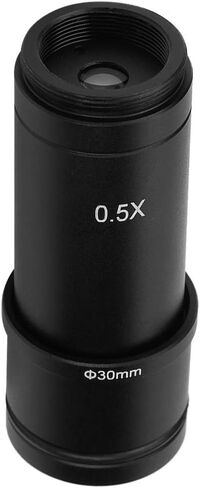 C Mount Adapter 0.5X, Microscope CCD Camera Lens Adapter with Blue Anti Reflective Coating, for 23.2mm 30mm 30.5mm Eyepiece in Kuwait