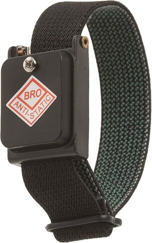 Anti-Static Cordless Wrist Strap, Protect Your PC from Static Electricity. Adjustable Strap Fits Your Wrist Comfortably, Ground Yourself when Working on Sensitive Electronics in Kuwait
