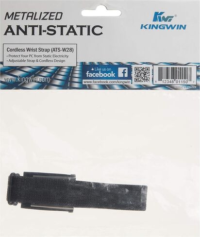 Anti-Static Cordless Wrist Strap, Protect Your PC from Static Electricity. Adjustable Strap Fits Your Wrist Comfortably, Ground Yourself when Working on Sensitive Electronics in Kuwait