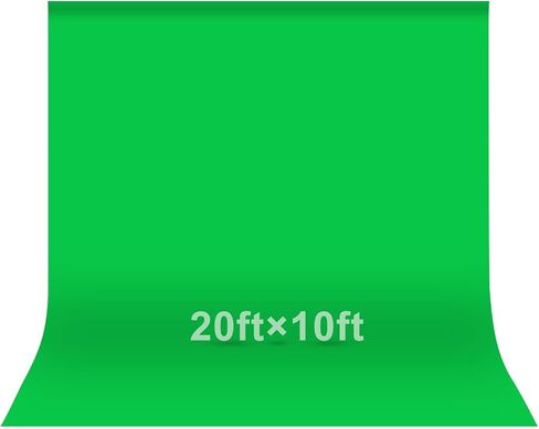 EMART 6x9Ft Green Screen Backdrop,Photography Greenscreen Background | Polyester Green Screen Fabric Cloth, Greenscreen Sheet with 4 Backdrop Clips, for YouTube Zoom Meeting Video Studio Streaming in Saudi Arabia