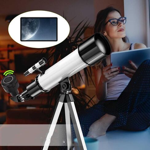 WiFi Telescope Electronic Eyepiece, 4K HD Built in 1600mAh Rechargeable Battery for Telescope and Microscope in Kuwait