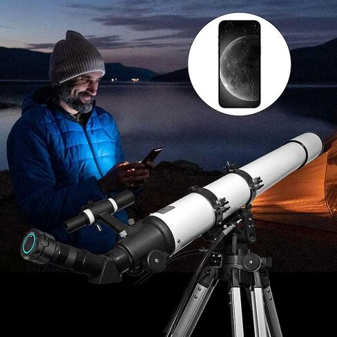 WiFi Telescope Electronic Eyepiece, 4K HD Built in 1600mAh Rechargeable Battery for Telescope and Microscope in Kuwait