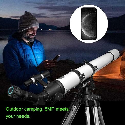 WiFi Telescope Electronic Eyepiece, 4K HD Built in 1600mAh Rechargeable Battery for Telescope and Microscope in Kuwait