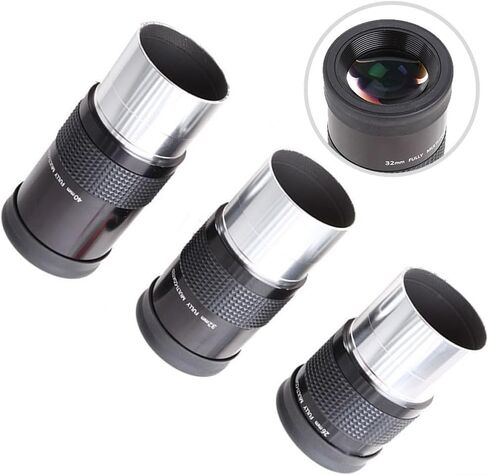 Astronomical Eyepiece 2 Inch 26mm 32mm 40mm for Telescope with Multi-Layer Coating Foldable Eyecup Metal Body for Lunar Planet Star Cluster Observation(2 inch 26mm) in Kuwait