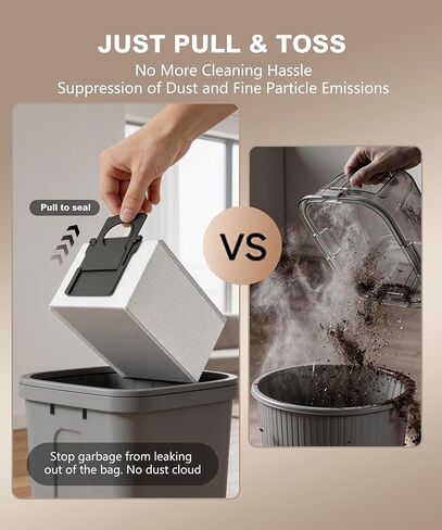 20Pcs Replacement Dust Bags for DXC1200 Vacuum Dustpan | 2.9L Large-Capacity Disposable Bags For DXC1200, Designed For Easy, Mess-Free Dust Disposal in Kuwait