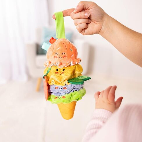 Melissa & Doug Ice Cream Take-Along Clip-On Infant Toy with Sound and Vibration in Kuwait