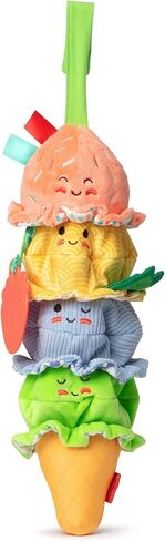 Melissa & Doug Ice Cream Take-Along Clip-On Infant Toy with Sound and Vibration in Kuwait