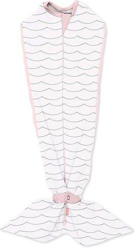 SwaddleMe Room to Grow Pod – 0-6 Months, 1-Pack (Pink Waves) Expandable Baby Swaddle Grows with Baby and Helps Prevent The Startle Reflex for Comfortable Sleep in Kuwait