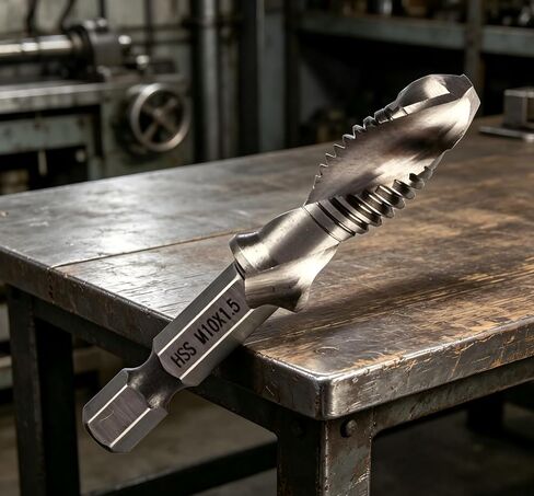 6pc Combination Drill Tool,Hexagonal Shank Drill Bit Set Machine Screwdriver,for Threading and Hole Drilling in Kuwait