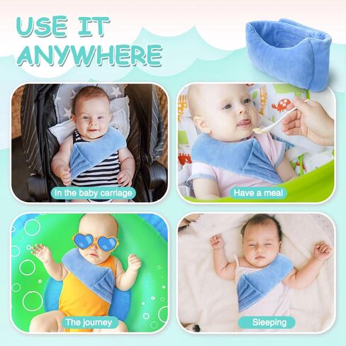 Torticollis Pillows for Infants Baby Neck Support Pillow Infant Newborn Head Shaper Correction Cusion Adjustable Toddler Kid Head Positioner for Car Seat Travel in Saudi Arabia