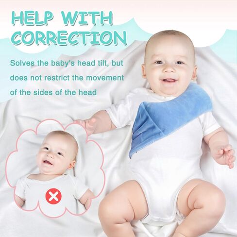 Torticollis Pillows for Infants Baby Neck Support Pillow Infant Newborn Head Shaper Correction Cusion Adjustable Toddler Kid Head Positioner for Car Seat Travel in Saudi Arabia