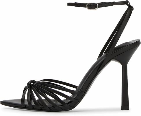 YIYA Strappy Heels for Women Open Pointed Toe Ankle Strap Stiletto Kitten High Heels Sandals Party Summer Dress Shoes in Kuwait