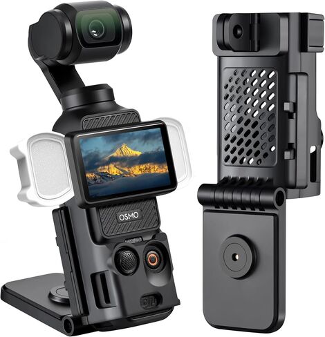 Magnetic Mount Stand Compatible for DJI Osmo Pocket 3, Adjustable Osmo Pocket 3 Accessories Expansion Adapter, Magnetic Suction Case 180° Angle Adjustable in Kuwait