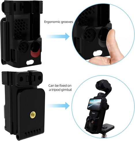 Magnetic Mount Stand Compatible for DJI Osmo Pocket 3, Adjustable Osmo Pocket 3 Accessories Expansion Adapter, Magnetic Suction Case 180° Angle Adjustable in Kuwait