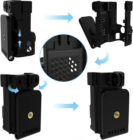 Magnetic Mount Stand Compatible for DJI Osmo Pocket 3, Adjustable Osmo Pocket 3 Accessories Expansion Adapter, Magnetic Suction Case 180° Angle Adjustable in Kuwait