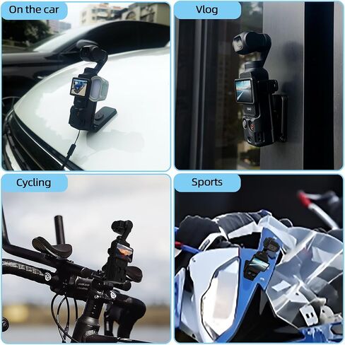 Magnetic Mount Stand Compatible for DJI Osmo Pocket 3, Adjustable Osmo Pocket 3 Accessories Expansion Adapter, Magnetic Suction Case 180° Angle Adjustable in Kuwait