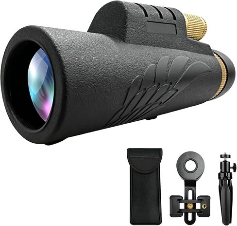 Magnification Monocular with Phone Adapters Multipurpose for Sports Event and Sightseeing Handheld Spotting in Kuwait
