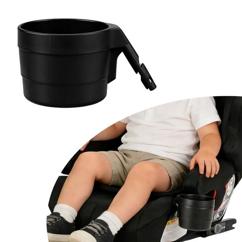 Diono XL Car Seat Cup Holders for Radian and Everett Car Seats, Pack of 3 Cup Holders, Black in Kuwait