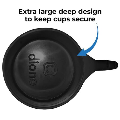 Diono XL Car Seat Cup Holders for Radian and Everett Car Seats, Pack of 3 Cup Holders, Black in Kuwait