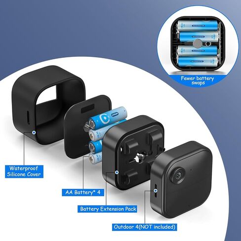 Battery Extension Pack for Blink Outdoor 4 & Outdoor 2K+, 4 PCS Batteries in Kuwait