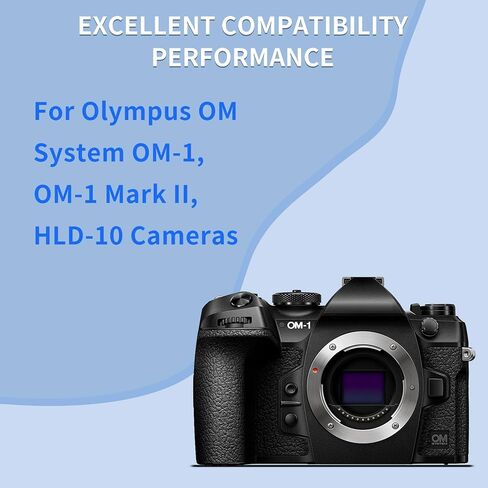 2 Pack BLX-1 Battery for Olympus for OM System | OM-1/OM1/OM-1 ii / OM1 2 /OM-1 Mark II Mirrorless BLX-1 SBCX-1 Replacement Camera Battery with Built-in USB-C Charging Port in Kuwait