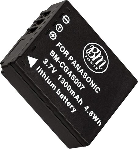 Replacement CGA-S007 Battery for Panasonic Lumix DMC-TZ1 DMC-TZ2 DMC-TZ3 DMC-TZ4 DMC-TZ5 DMC-TZ11 DMC-TZ15 DMC-TZ50 Digital Camera + More!! in Kuwait