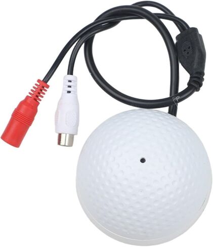 for mini CCTV Microphone for AHD DVR IP Camera, High Sensitivity Sound Pickup with Preamp, Compact Security Audio Recorder in Kuwait