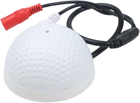 for mini CCTV Microphone for AHD DVR IP Camera, High Sensitivity Sound Pickup with Preamp, Compact Security Audio Recorder in Kuwait