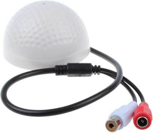 for mini CCTV Microphone for AHD DVR IP Camera, High Sensitivity Sound Pickup with Preamp, Compact Security Audio Recorder in Kuwait